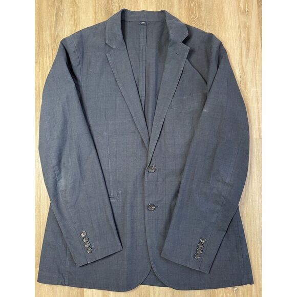 J. Crew Other - J Crew Ludlow Mens Cotton Unstructured Blazer Sport Coat Jacket Glen Check 42L